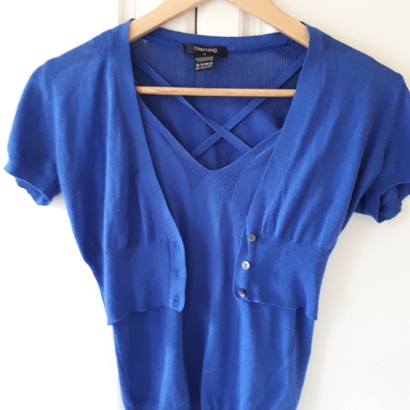 Summer Blue cardigan set - Picture 4 of 7